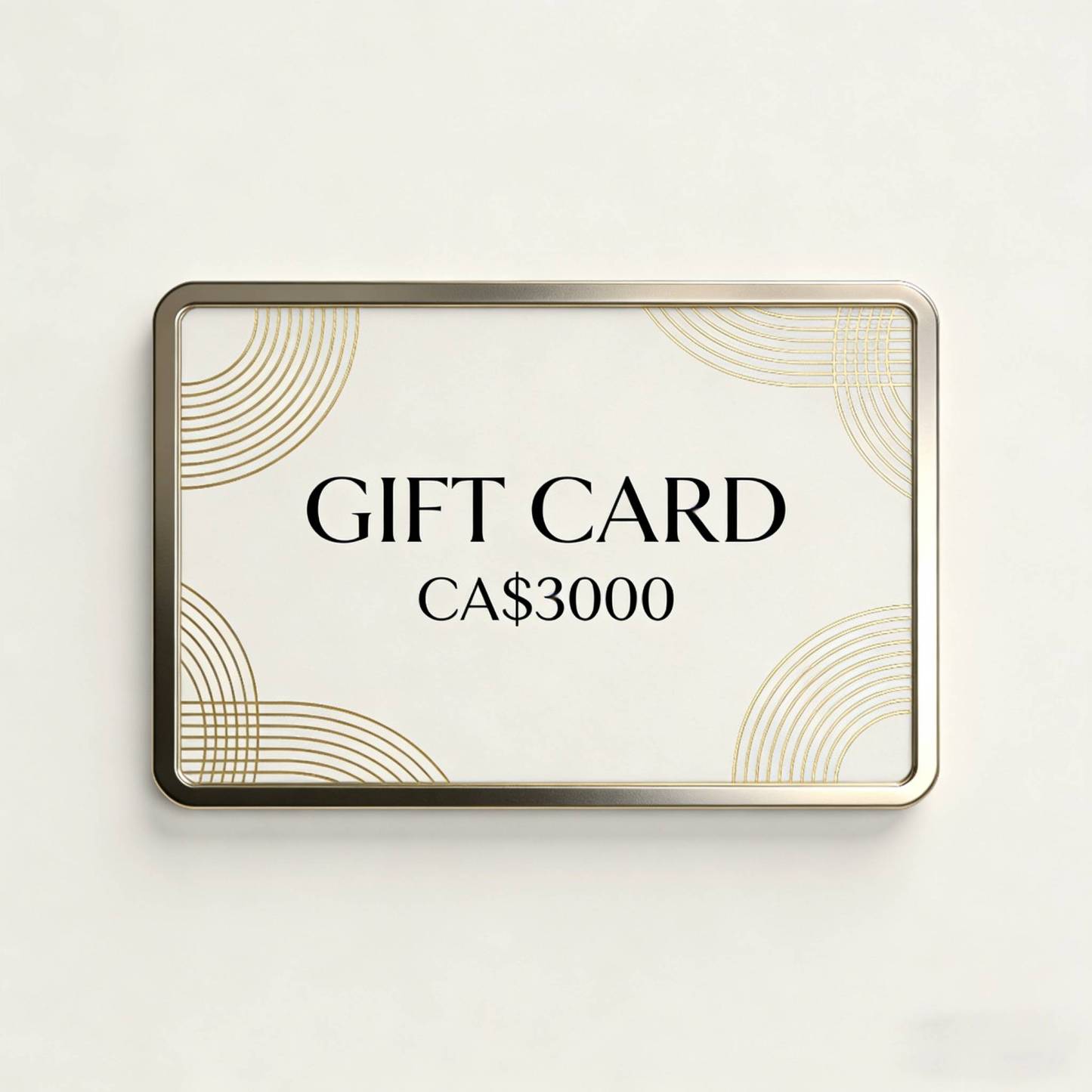 FridgeBeats GIFT CARD FACE VALUE CA$3000