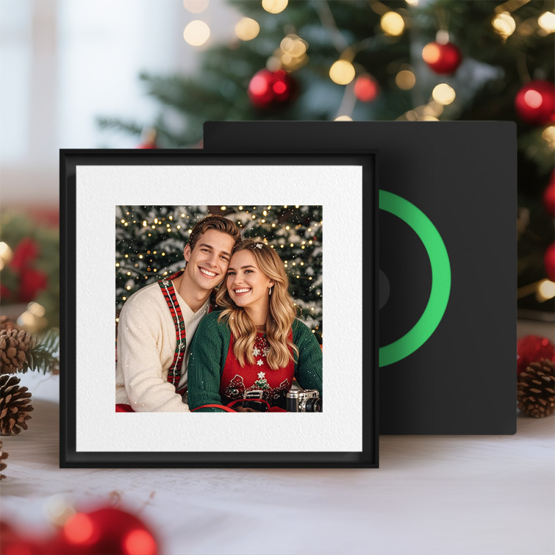 Custom Music & Photo Fridge Magnet Can Customize 1-6 Frame Art and