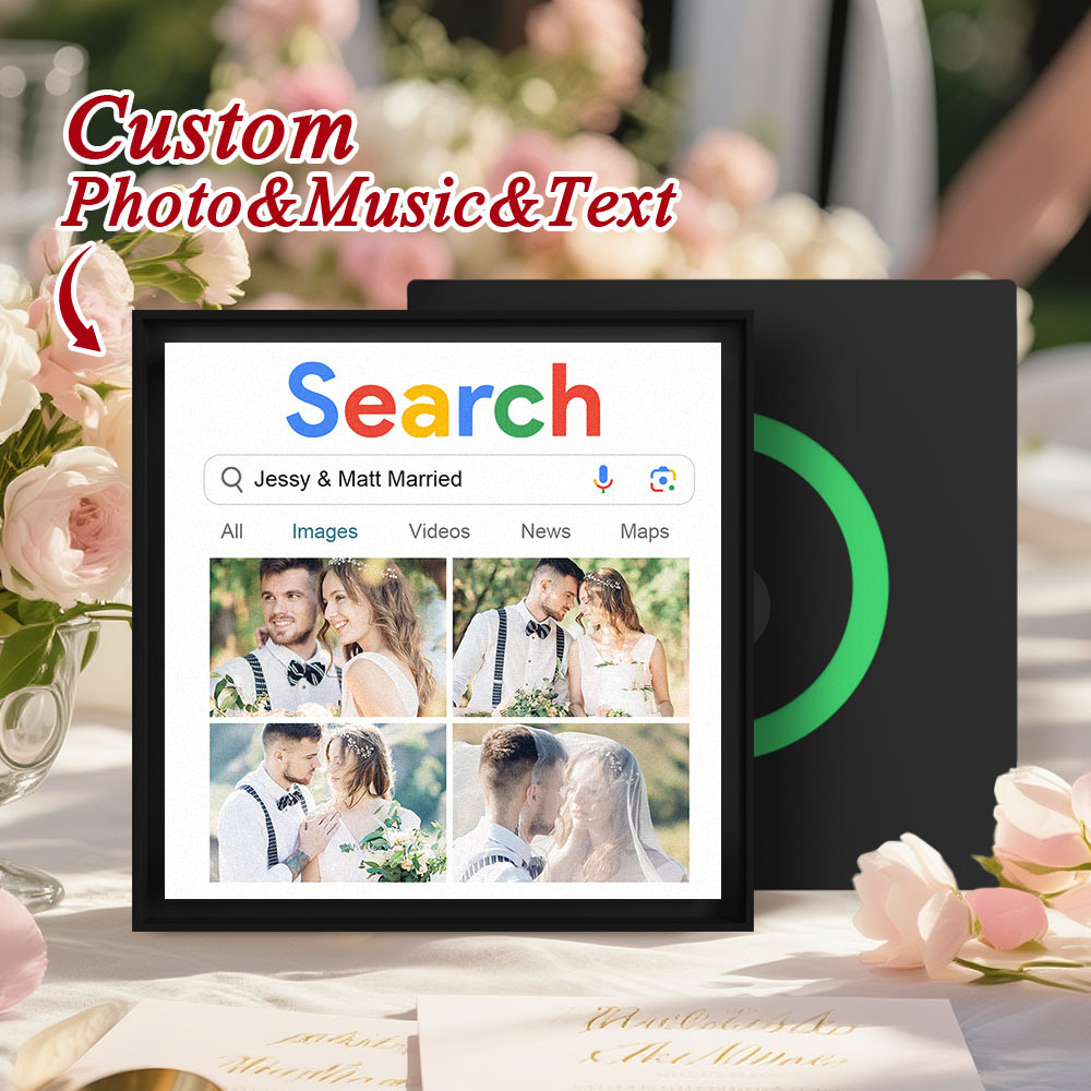 New 5.0 Upgrade Custom Music Fridge Magnet Personalized Gifts for Newly Married Couple Wedding Gifts