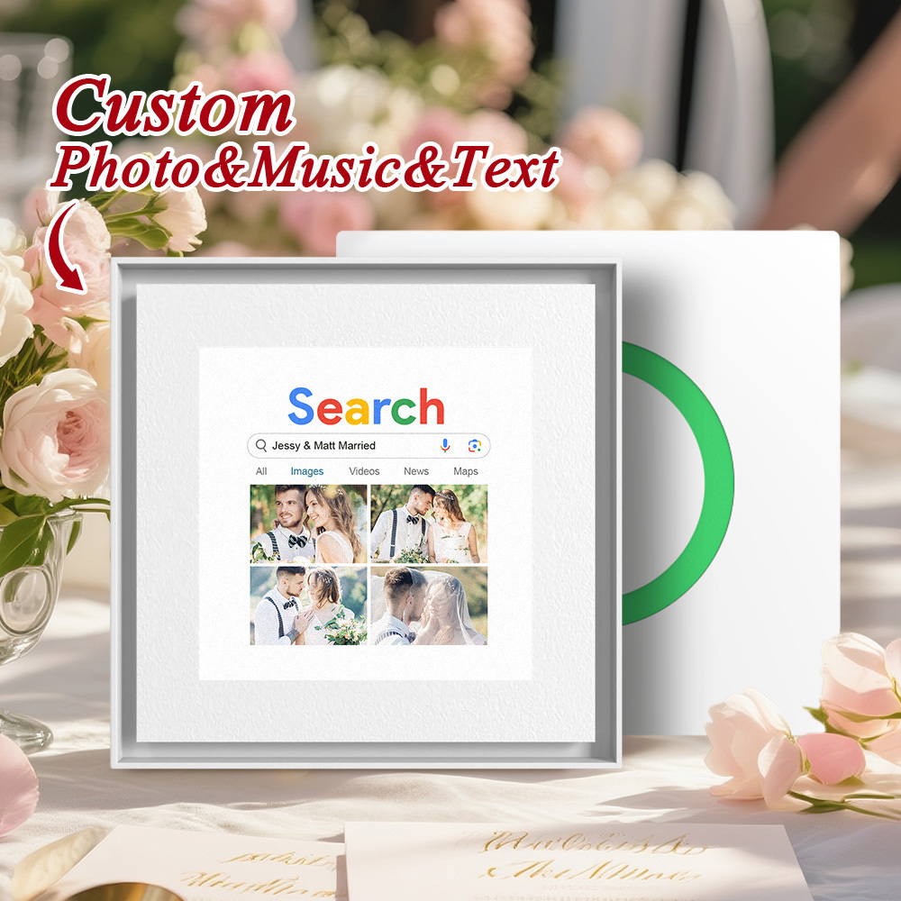 New 5.0 Upgrade Custom Music Fridge Magnet Personalized Gifts for Newly Married Couple Wedding Gifts - Fridgebeatsca