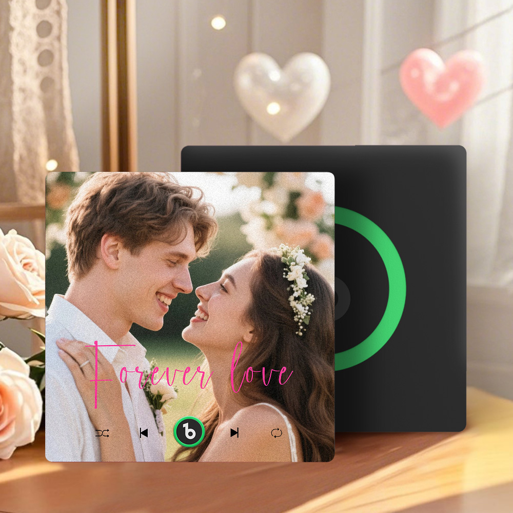 Custom Music Fridge Magnet Gifts for Her Personalized Photo Gifts for Couple Unique Gift for Anniversary Gift - Fridgebeatsca