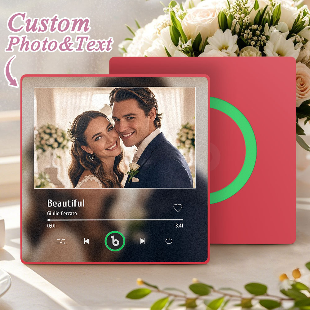 Custom Music Fridge Magnet Personalized Song Magnet Wedding Gifts - Fridgebeatsca