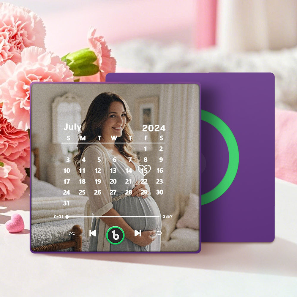 Personalised Music Fridge Magnet with Date FridgeBeats Anniversary Gifts Mother's Day Gifts for New Mum - Fridgebeatsca