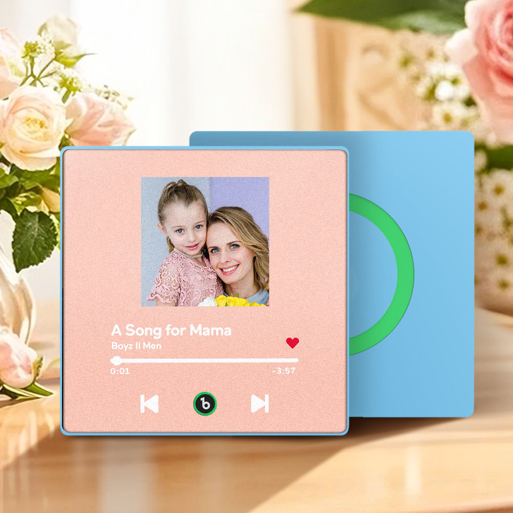 Custom Music & Photo Fridge Magnet Supports Bluetooth Connectivity Mother's Day Gifts - Fridgebeatsca