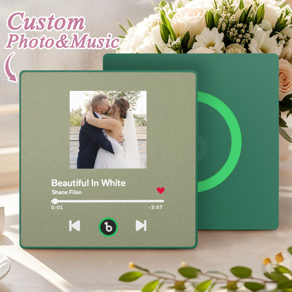 Custom Music Fridge Magnet Song Magnet Personalized Album Fridge Magnet That Can Be Played Song Wedding Gift for Couple - Fridgebeatsca