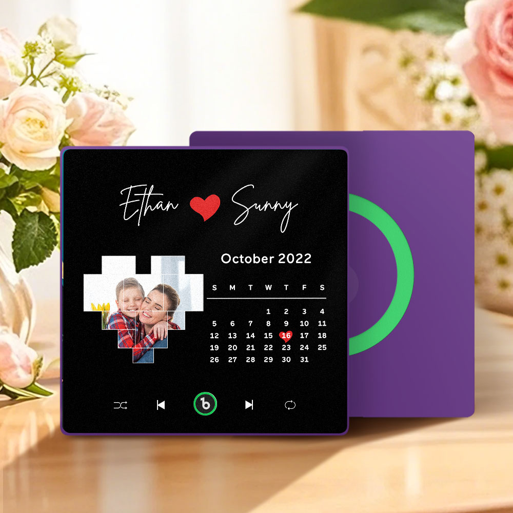 Custom Musical Fridge Magnets with Date Mother's Day Gifts Anniversary Gifts for Mum - Fridgebeatsca