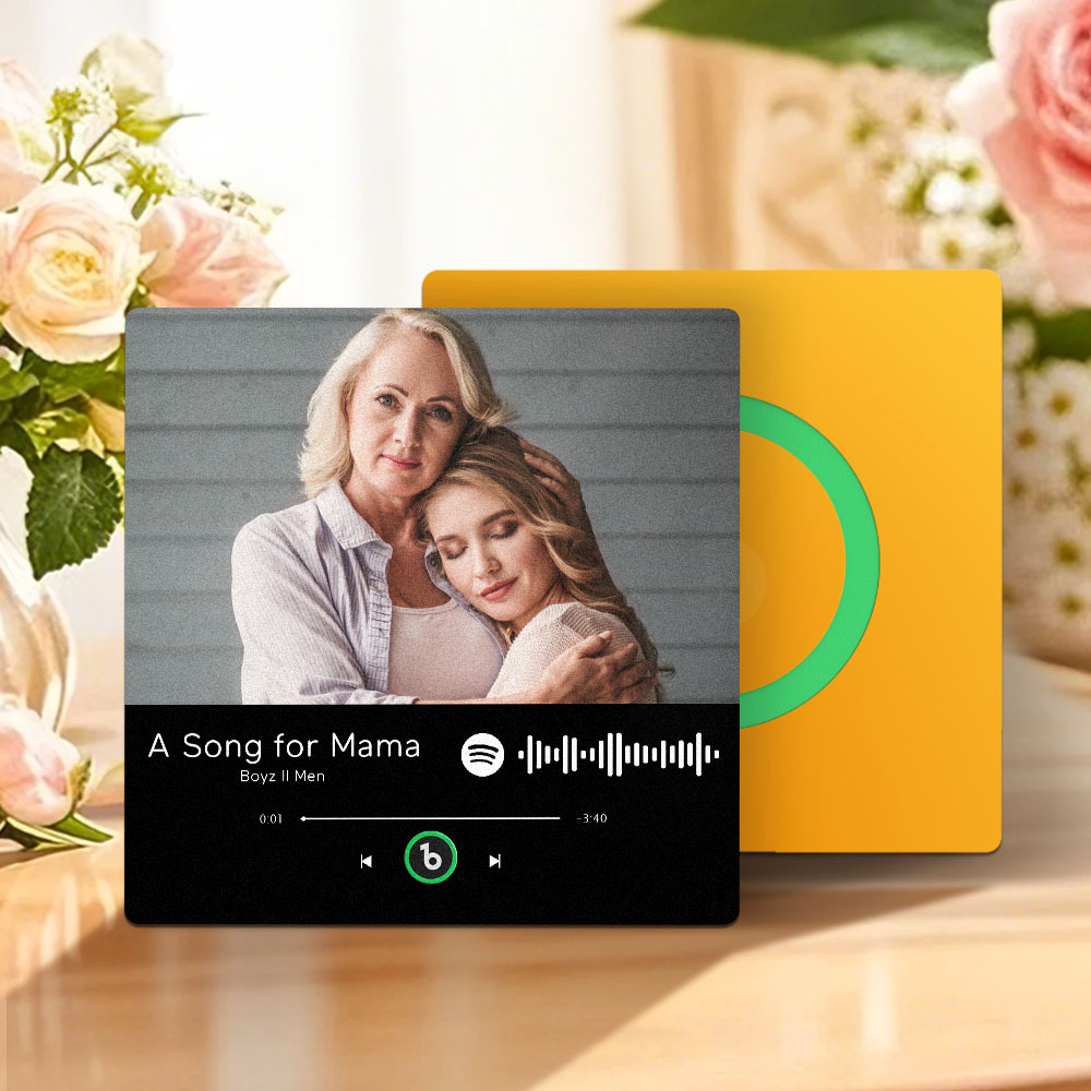 Personalised Music Fridge Magnet That Plays Mother's Day Gifts for Mum Multiple Colors - Fridgebeatsca