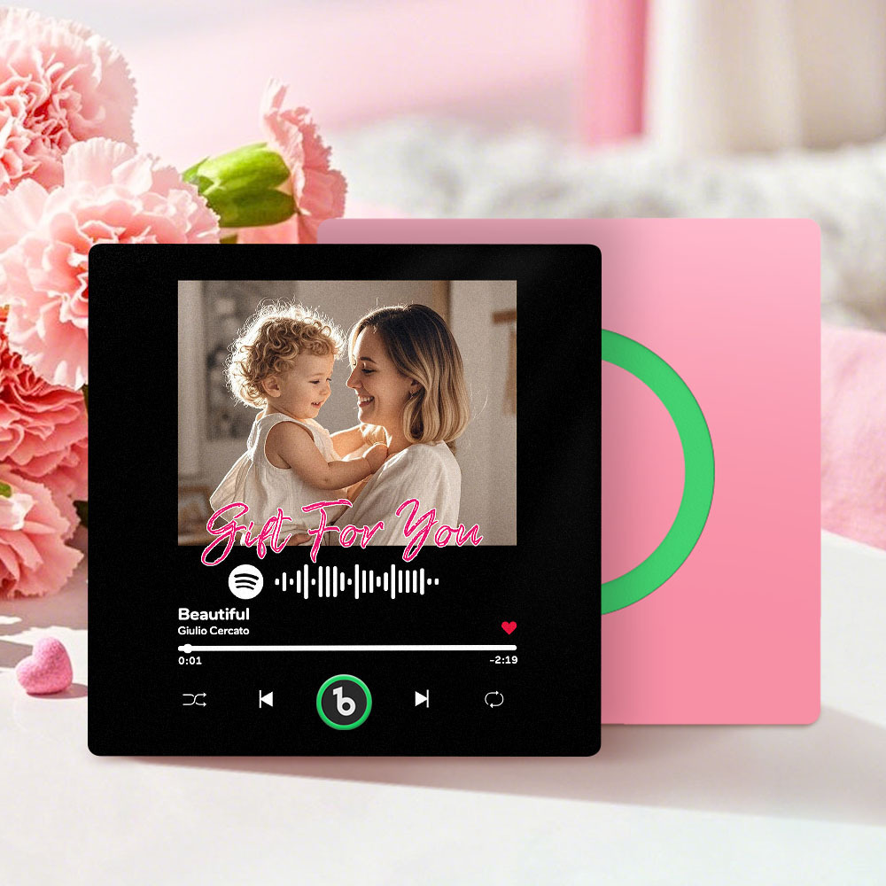 Personalised Musical Fridge Magnet with Scannable Music Code Mother's Day Gifts - Fridgebeatsca