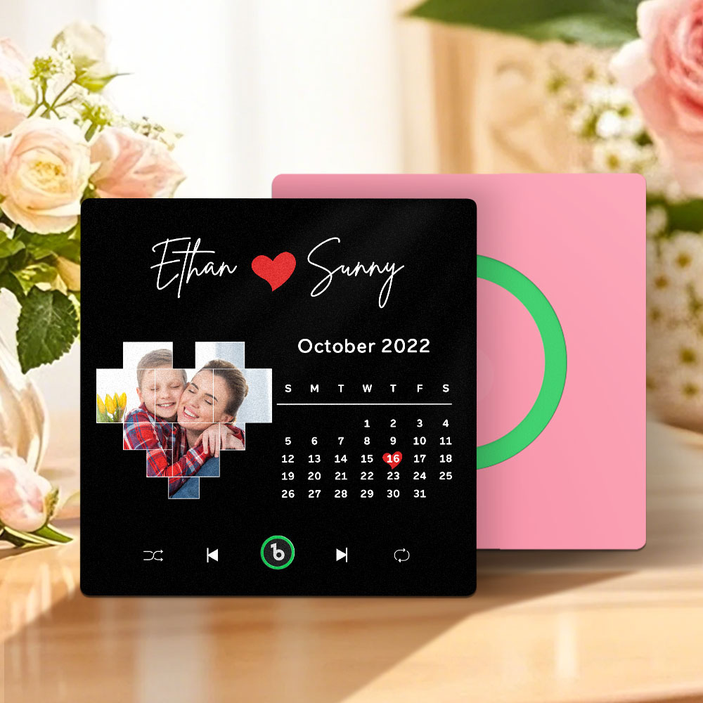 Custom Musical Fridge Magnets with Date Mother's Day Gifts Anniversary Gifts for Mum - Fridgebeatsca
