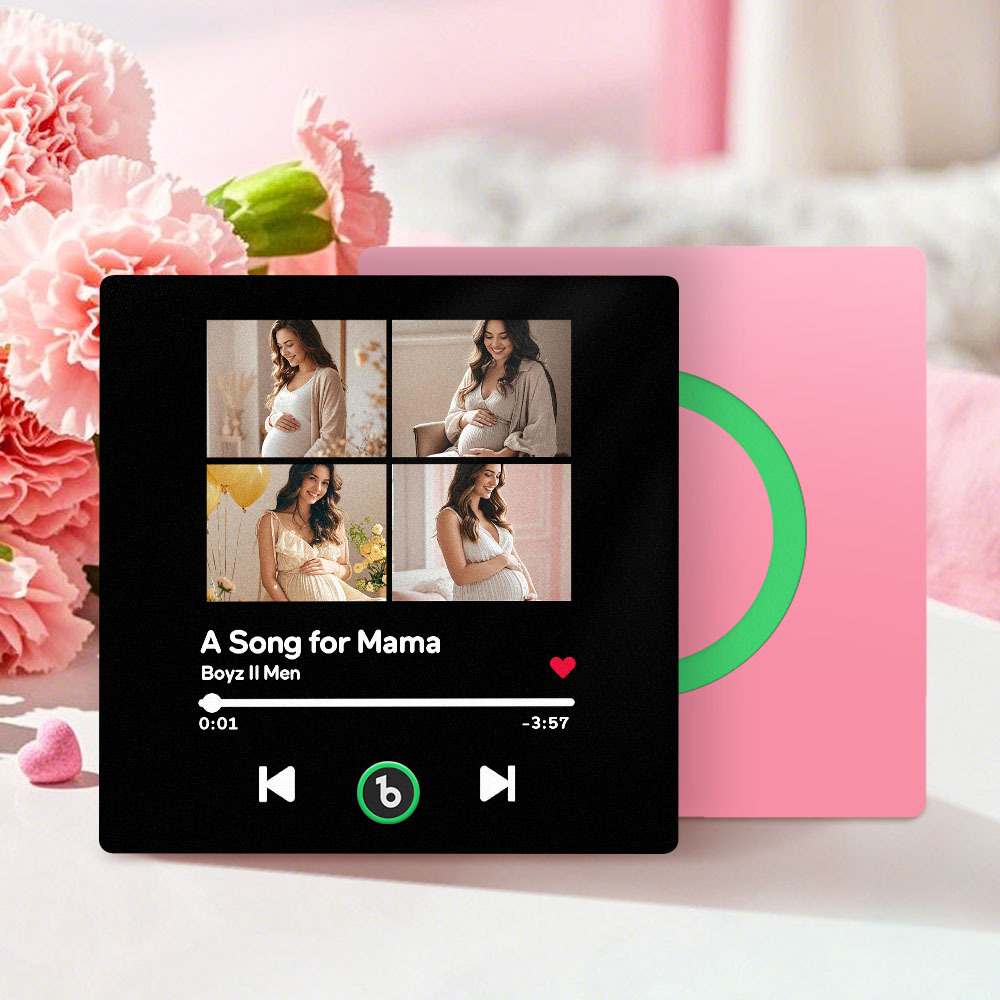 Personalised Music Fridge Magnet with 4 Photos FridgeBeats Mother's Day Gifts for Mum - Fridgebeatsca