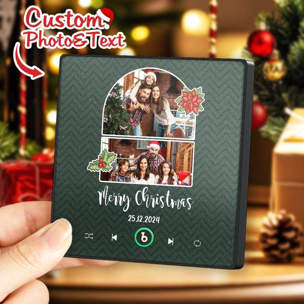 Custom Music Fridge Magnet Personalized Photo Colorful Fame Fridge Magnet Creative Christmas Gift - Fridgebeatsca