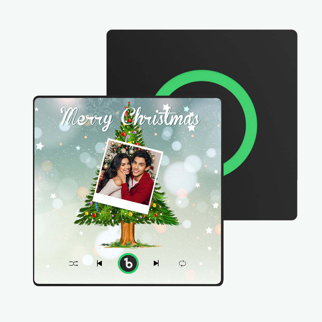 Custom Music And Photo Fridge Magnet Christmas Tree Fridge Magnet for Christmas Gifts - Fridgebeatsca
