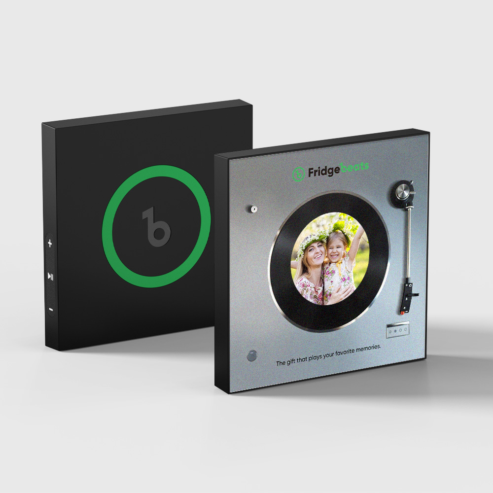 New 5.0 Upgrade Musical Fridge Magnet Fridge Beats Can Customize 1-6 Vinyl and Songs Mother's Day Gifts