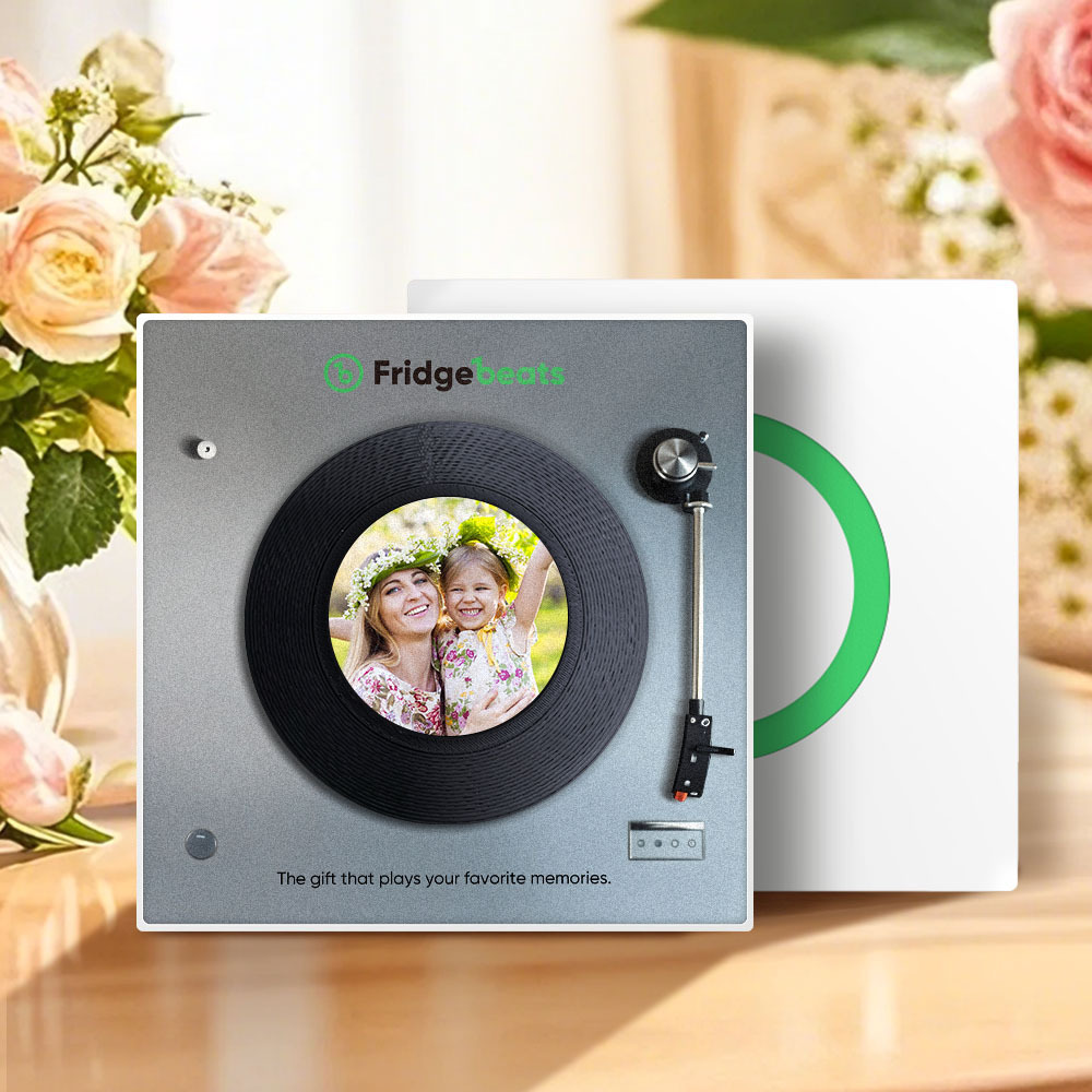 New 5.0 Upgrade Musical Fridge Magnet Fridge Beats Can Customize 1-6 Vinyl and Songs Mother's Day Gifts - Fridgebeatsca