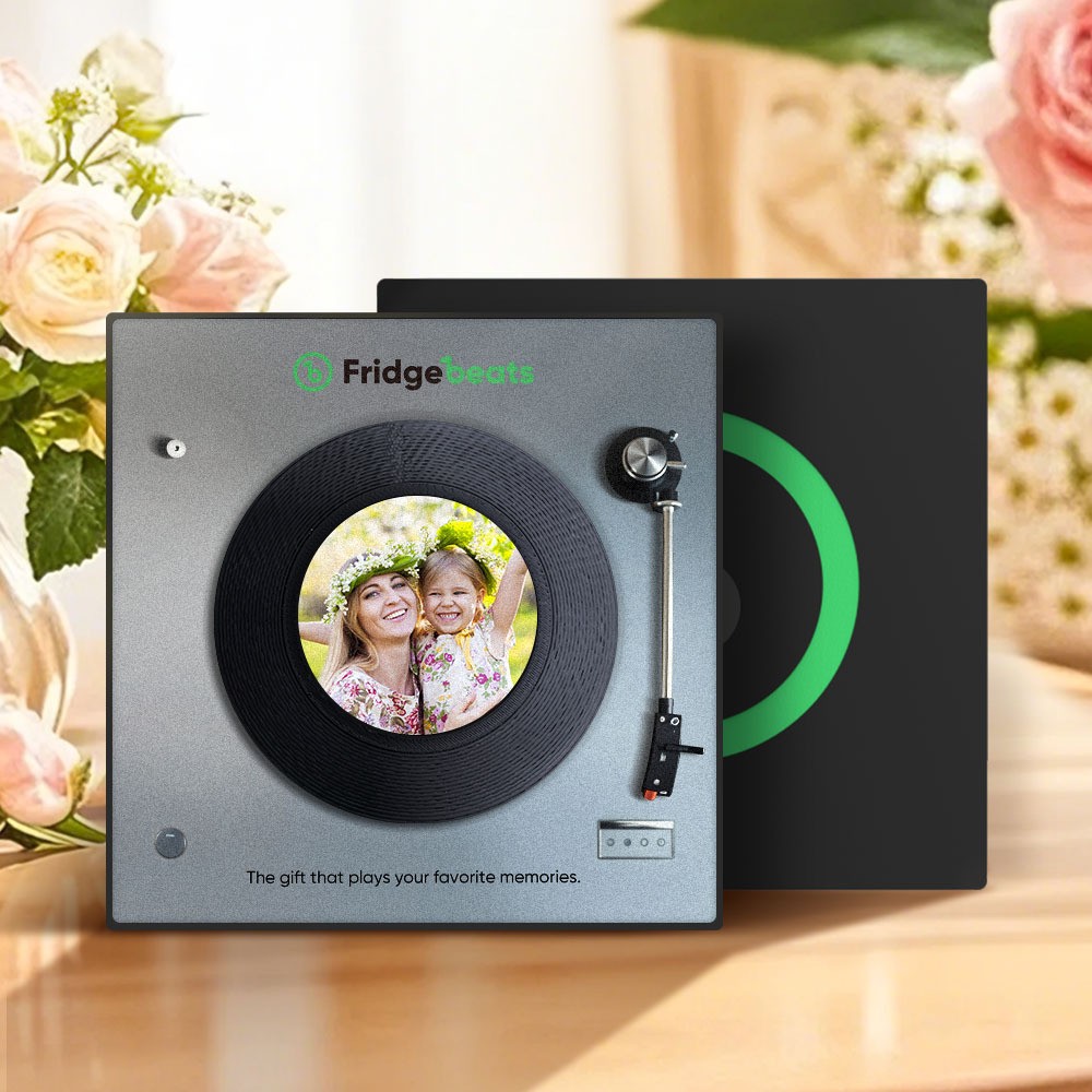 New 5.0 Upgrade Musical Fridge Magnet Fridge Beats Can Customize 1-6 Vinyl and Songs Mother's Day Gifts - Fridgebeatsca