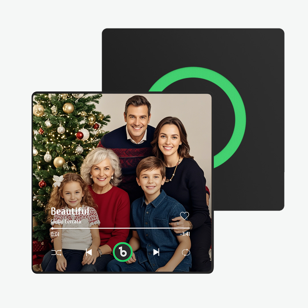 Custom Music And Photo Fridge Magnet Personalized Photo Magnets Christmas Gifts for Family