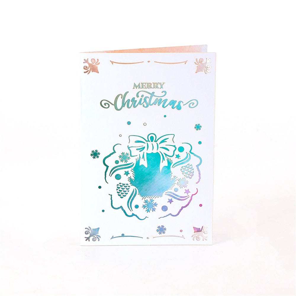Christmas 3D Pop Up Card Hollow Christmas Greeting Card - GiftLab