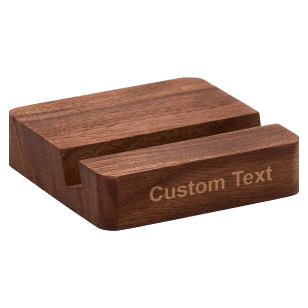 Wooden Base With Text