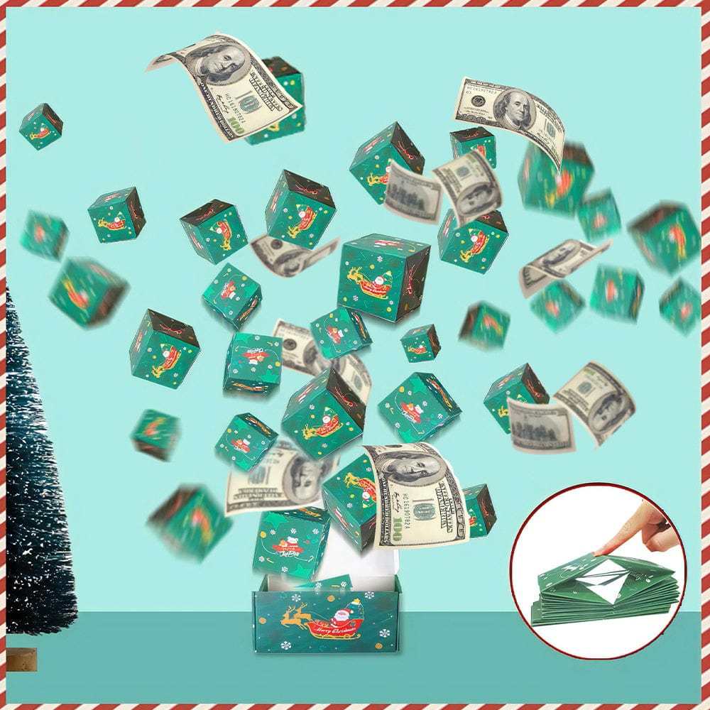 Surprise Gift Box Explosion Newly Merry Christmas Surprise Gift Box Pop-Up Explosion Gift Box Exploding Pop Up Boxes for Gifts (10, 12, 16, 20 Box Set) For Family - soufeelus