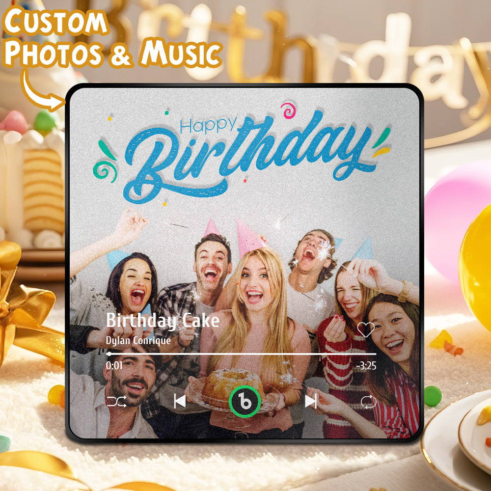Custom Music And Photo Fridge Magnet FridgeBeats Pro Supports Bluetoot