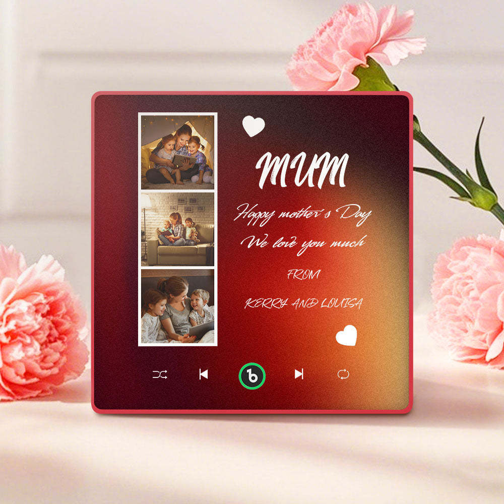 Custom Music Fridge Magnets Personalized Magnets That Plays Music Mother's Day Gifts - Fridgebeatsuk
