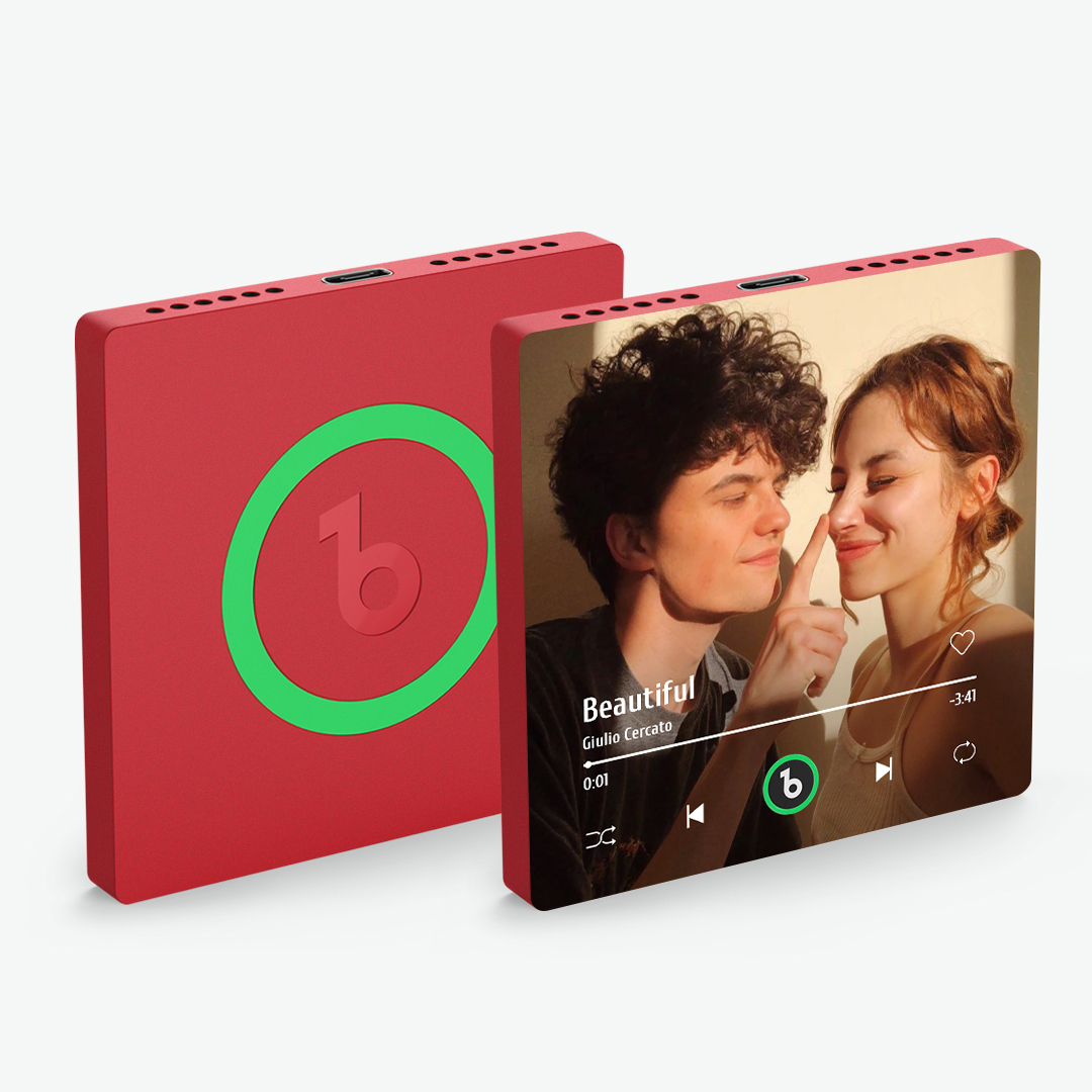 Custom Music Fridge Magnet Personalized Upgrade Photo Colorful Album Fridge Magnet Music Wall Photo Sticker Can Be Played Without Phone