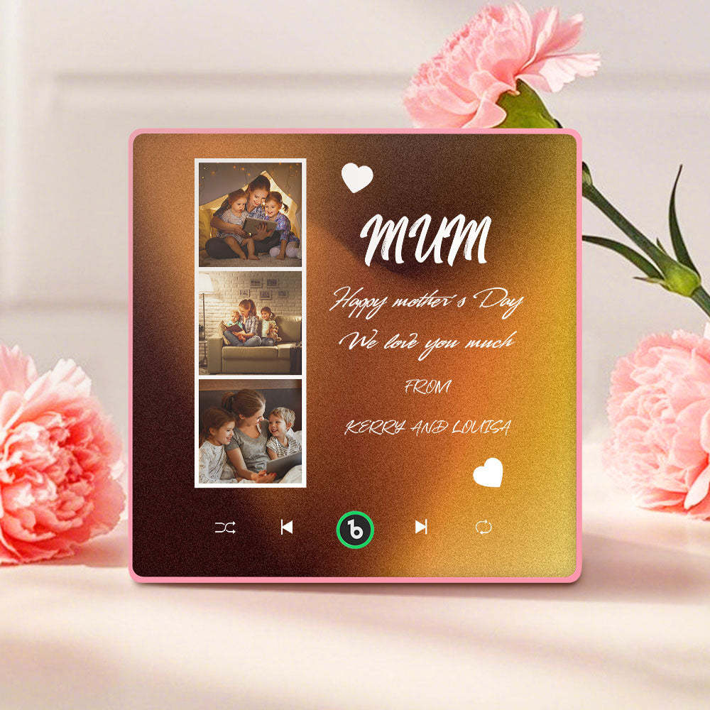 Custom Music Fridge Magnets Personalized Magnets That Plays Music Mother's Day Gifts - Fridgebeatsuk