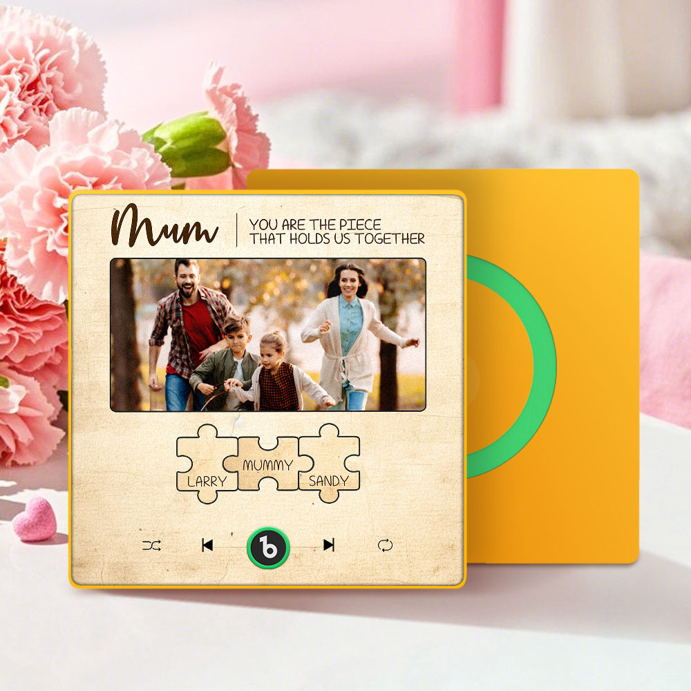 Personalised Song Fridge Magnets That Plays Music with Names Mother's Day Gifts for Mum