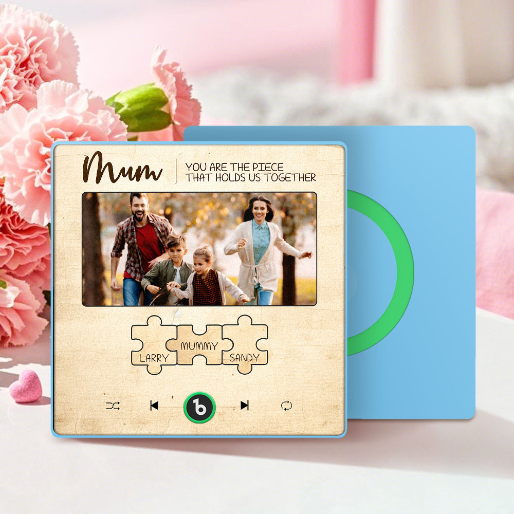 Personalised Song Fridge Magnets That Plays Music with Names Mother's Day Gifts for Mum