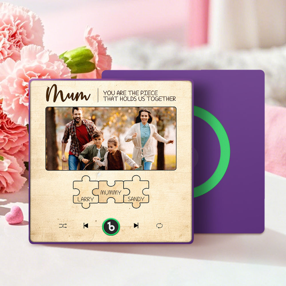 Personalised Song Fridge Magnets That Plays Music with Names Mother's Day Gifts for Mum
