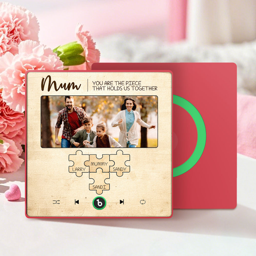 Personalised Song Fridge Magnets That Plays Music with Names Mother's Day Gifts for Mum