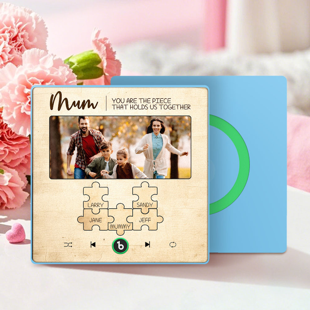Personalised Song Fridge Magnets That Plays Music with Names Mother's Day Gifts for Mum