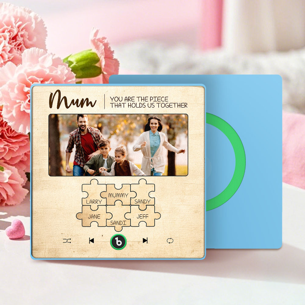 Personalised Song Fridge Magnets That Plays Music with Names Mother's Day Gifts for Mum