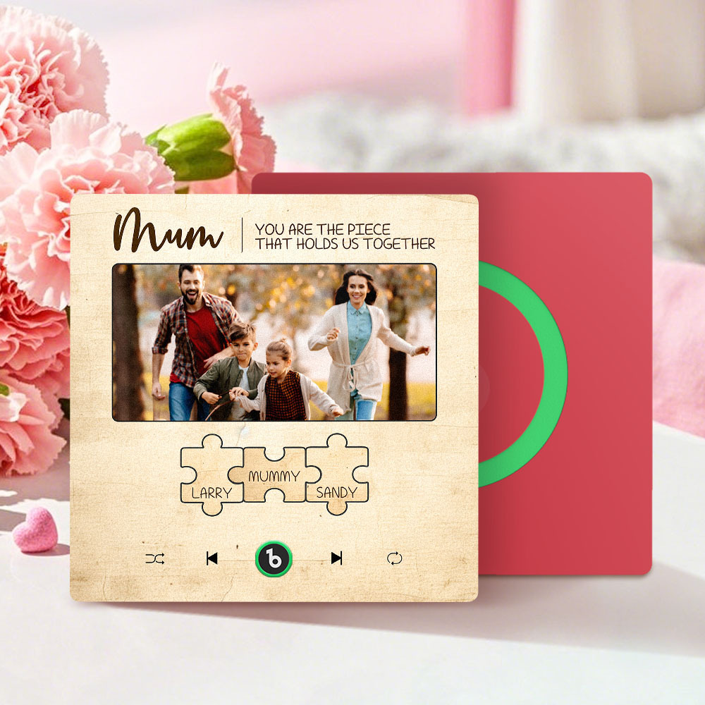 Personalised Song Fridge Magnets That Plays Music with Names Mother's Day Gifts for Mum