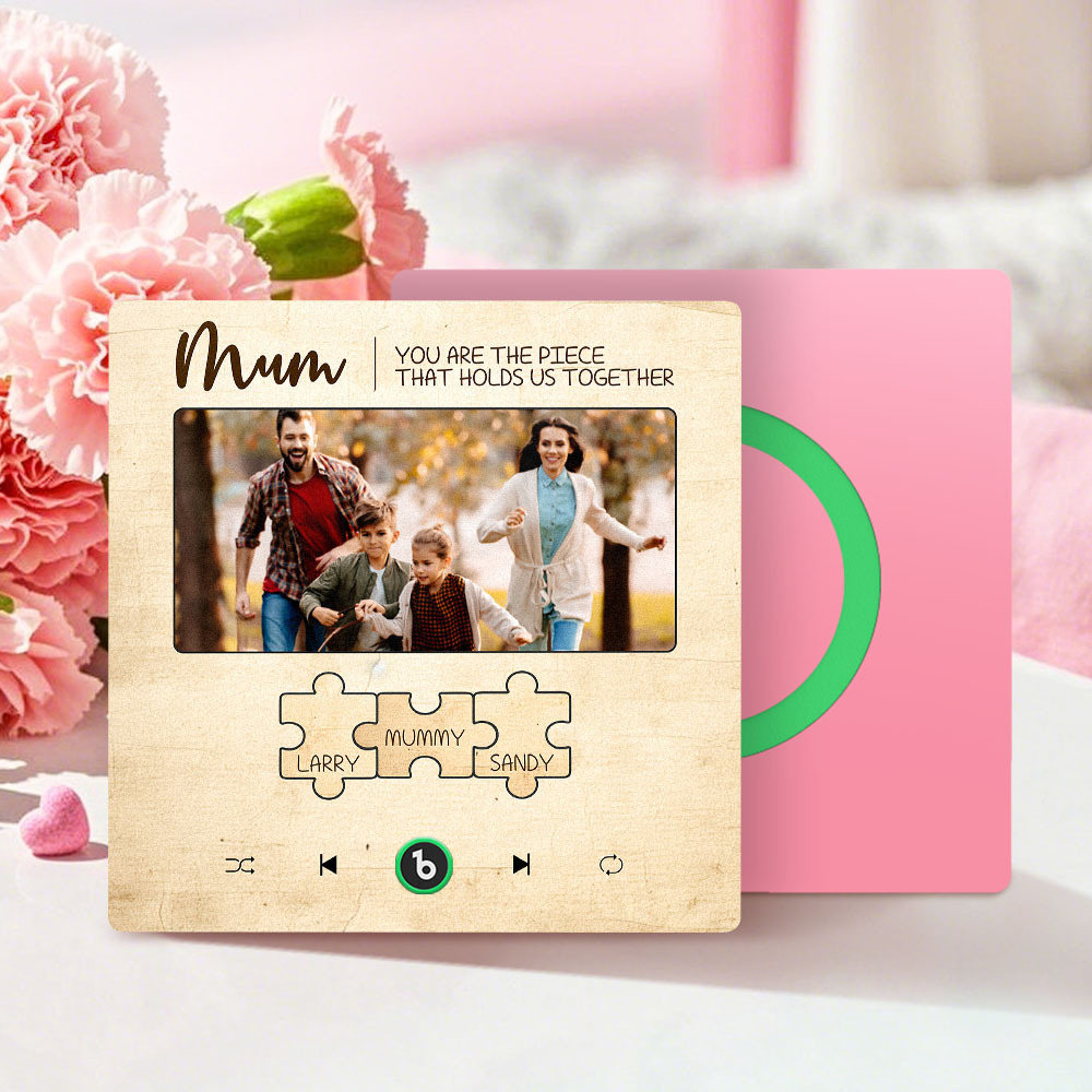 Personalised Song Fridge Magnets That Plays Music with Names Mother's Day Gifts for Mum