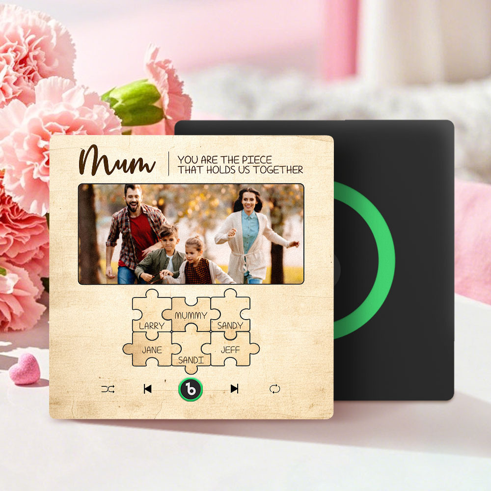 Personalised Song Fridge Magnets That Plays Music with Names Mother's Day Gifts for Mum