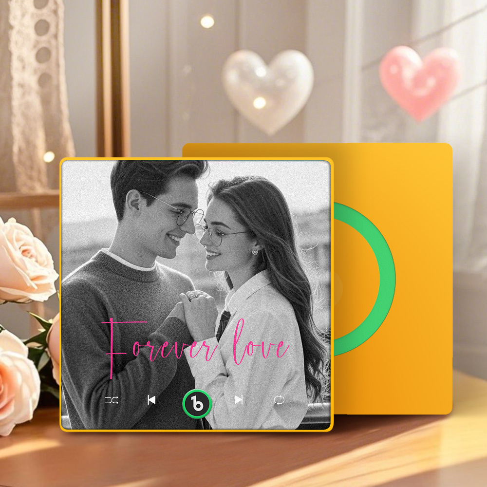 Custom Music Fridge Magnet Gifts for Her Him, Personalized Photo Gifts for Boyfriend Girlfriend Husband Wife, Unique Gift for Anniversary Birthday - Fridgebeatsuk