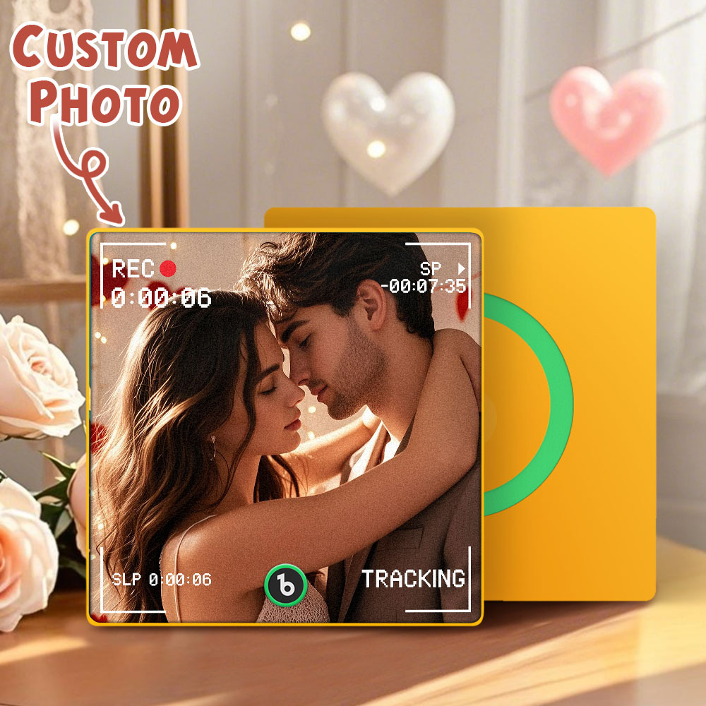 Custom Music Fridge Magnets Viewfinder Frame Styles Custom Music Picture and Lettering For Her