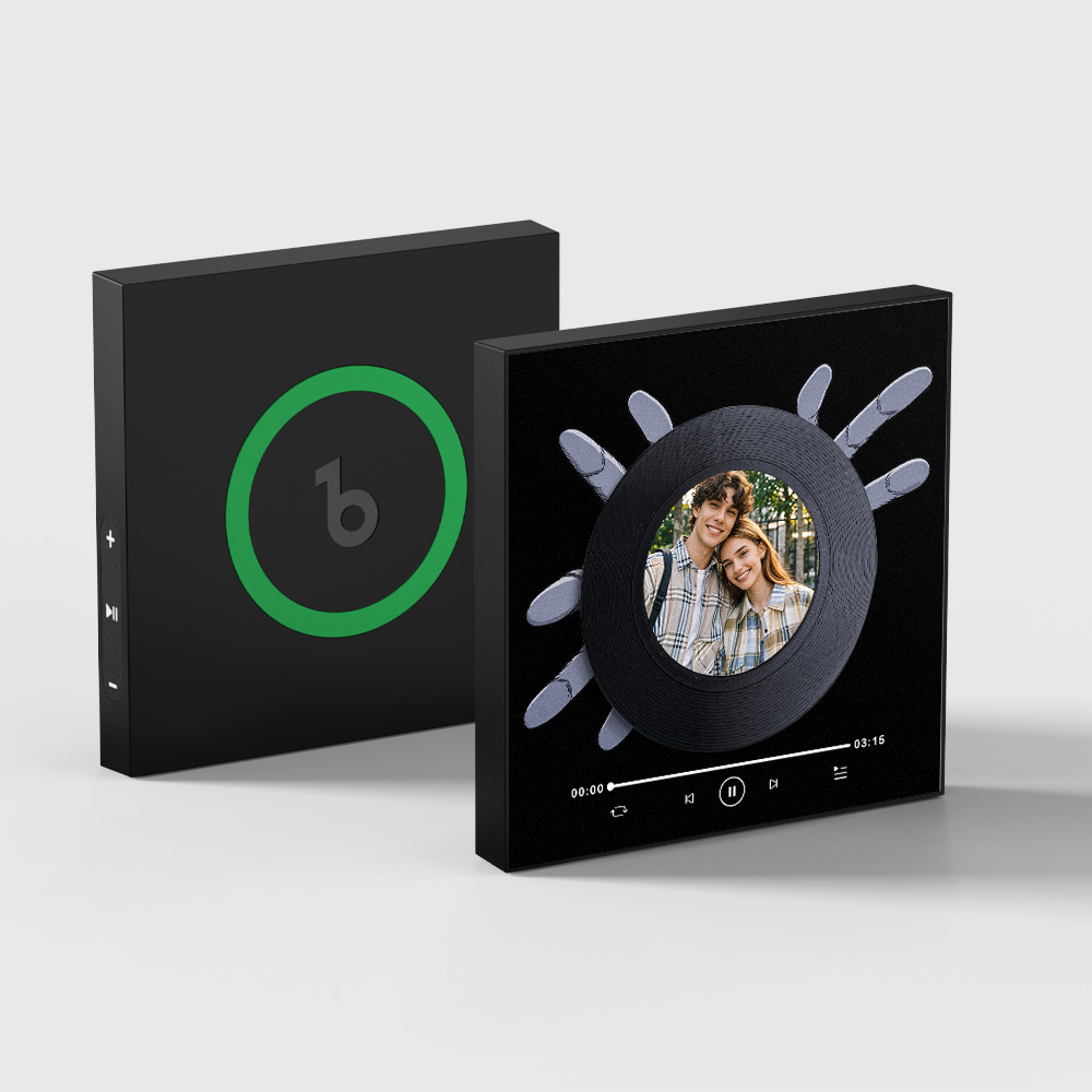 Custom Music Fridge Magnet Can Customize 1-6 Songs and Photos Vinyl Records to Preserve Beautiful Gifts - Fridgebeatsuk