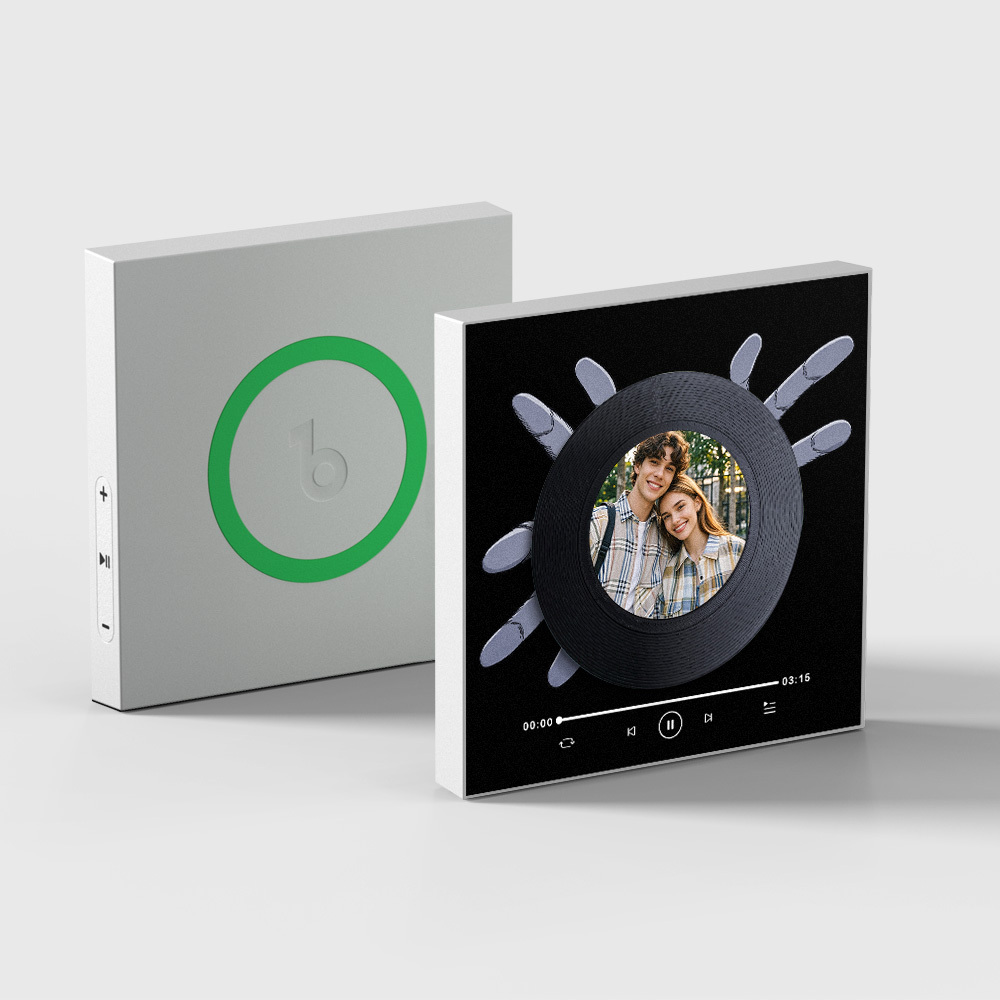 Custom Music Fridge Magnet Can Customize 1-6 Songs and Photos Vinyl Records to Preserve Beautiful Gifts - Fridgebeatsuk