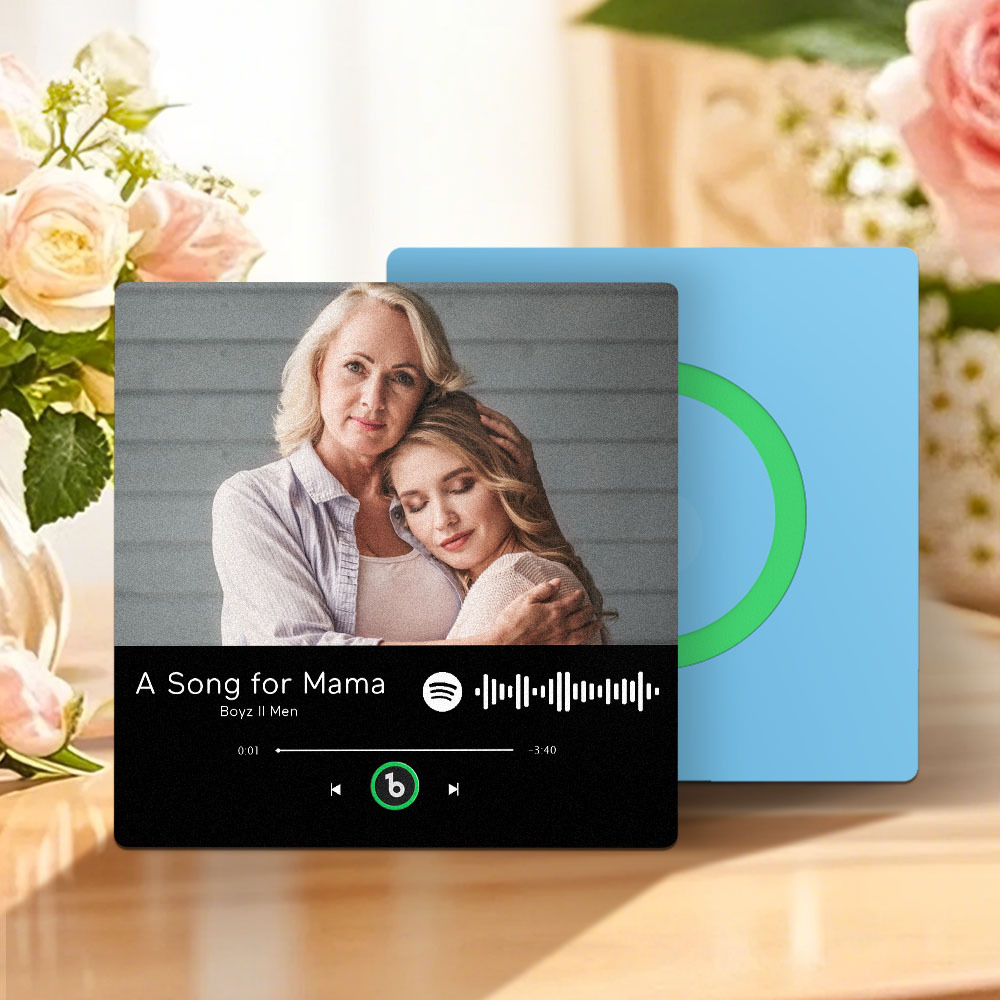 Personalised Music Fridge Magnet That Plays Mother's Day Gifts for Mum Multiple Colors