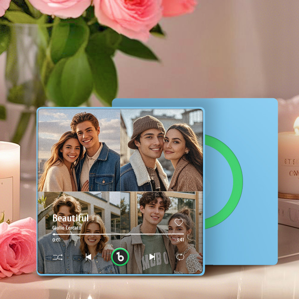 Custom Music & Photo Fridge Magnet FridgeBeats Pro Supports Bluetooth Connectivity