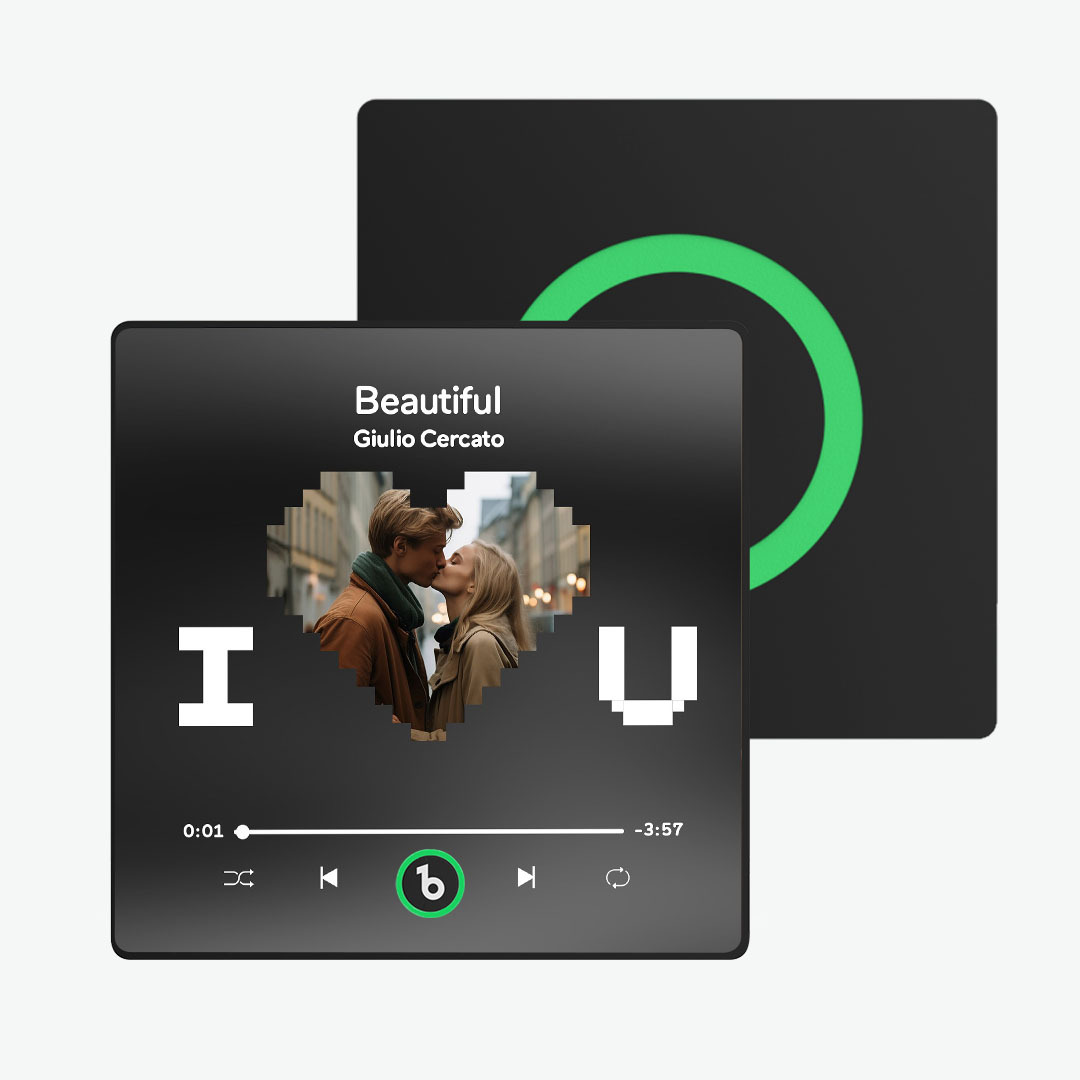Custom Music And Photo Fridge Magnet Personalized I Love You Music Fridge Magnet Song Magnet Gift for Her