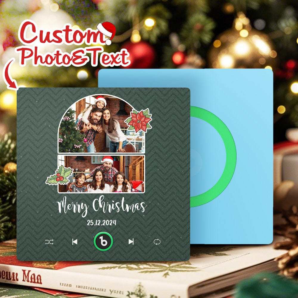 Custom Music Fridge Magnet Personalized Photo Colorful Fame Fridge Magnet Creative Christmas Gift - Fridgebeatsuk