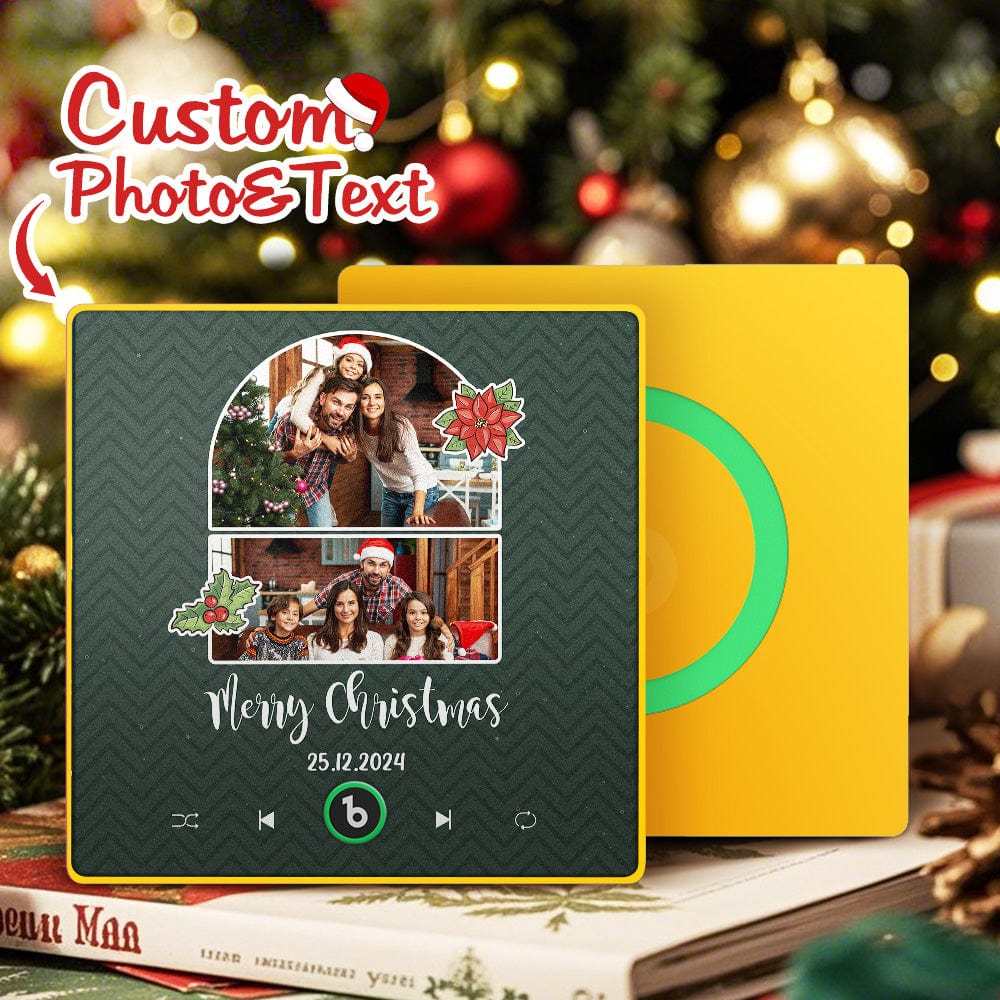 Custom Music Fridge Magnet Personalized Photo Colorful Fame Fridge Magnet Creative Christmas Gift - Fridgebeatsuk