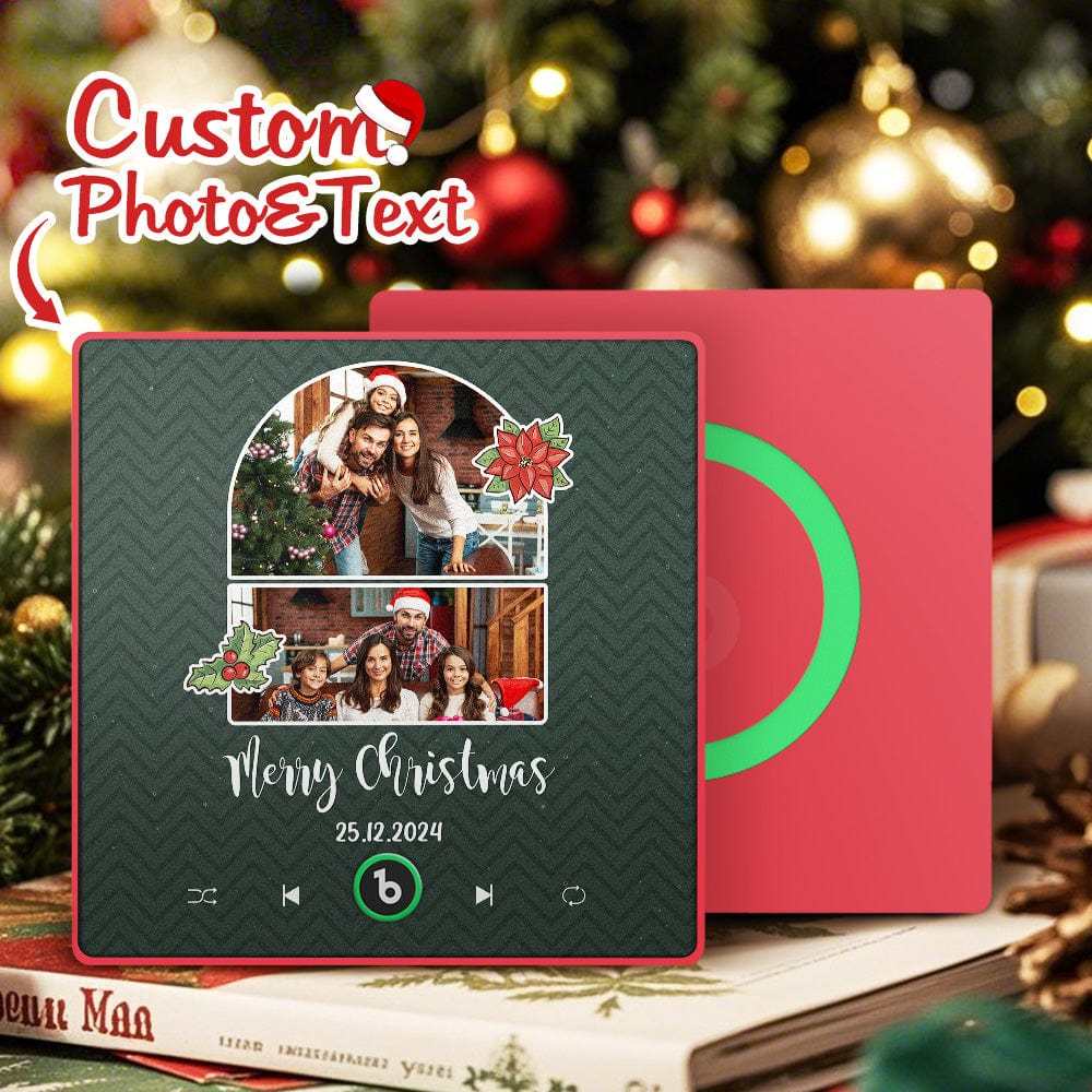 Custom Music Fridge Magnet Personalized Photo Colorful Fame Fridge Magnet Creative Christmas Gift - Fridgebeatsuk