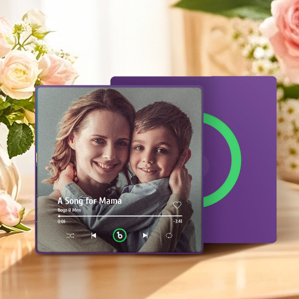 Custom Music And Photo Fridge Magnet That Plays Music Mother's Day Gifts 