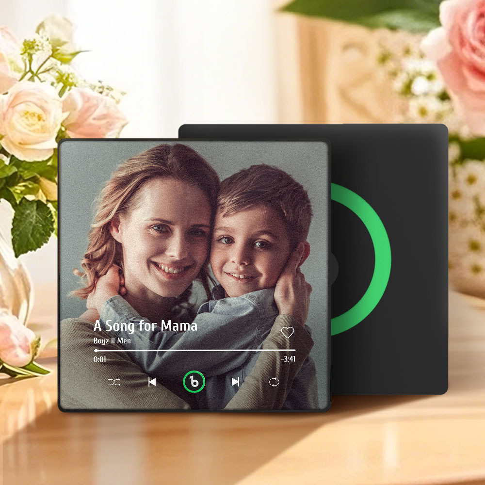 Custom Music And Photo Fridge Magnet That Plays Music Mother's Day Gifts 
