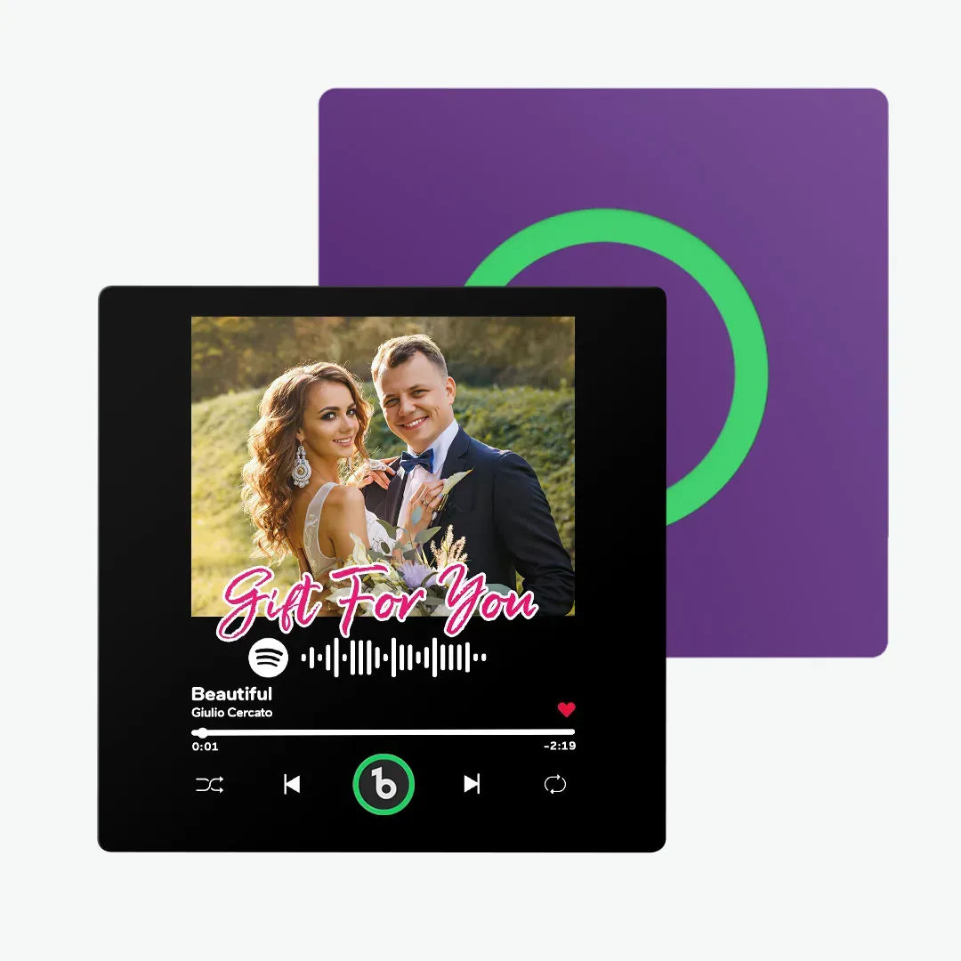 Custom Music & Photo Fridge Magnet FridgeBeats Pro Supports Bluetooth Connectivity