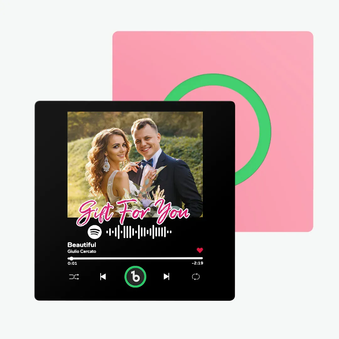 Custom Music & Photo Fridge Magnet FridgeBeats Pro Supports Bluetooth Connectivity